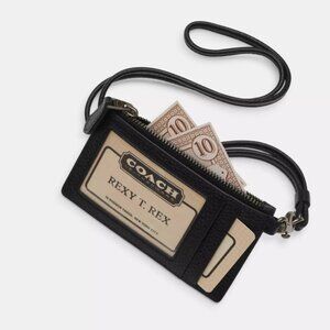 Zip Lanyard Card Case In Signature Canvas